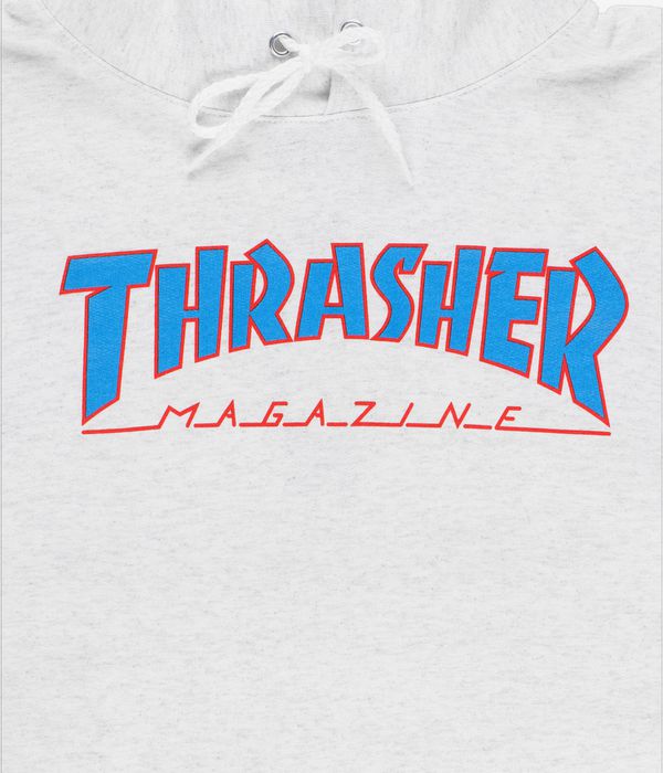 Thrasher Outlined Hoodie (ash grey)