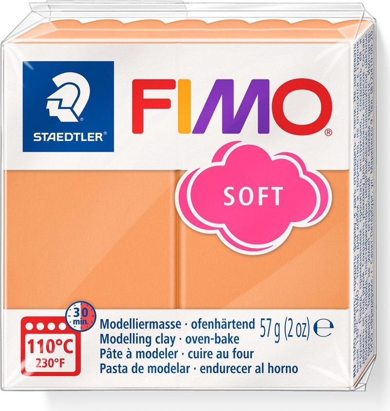 FIMO soft boetseerklei 57 g papaya sorbet