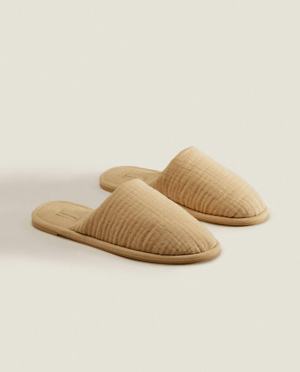 CHINELOS DE MUSSELINA DE ALGODÃO