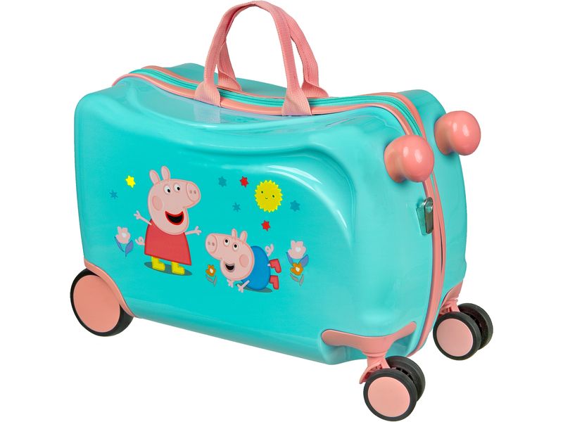 Undercover Reisetrolley Ride-on Peppa Pig Koffer für Kinder