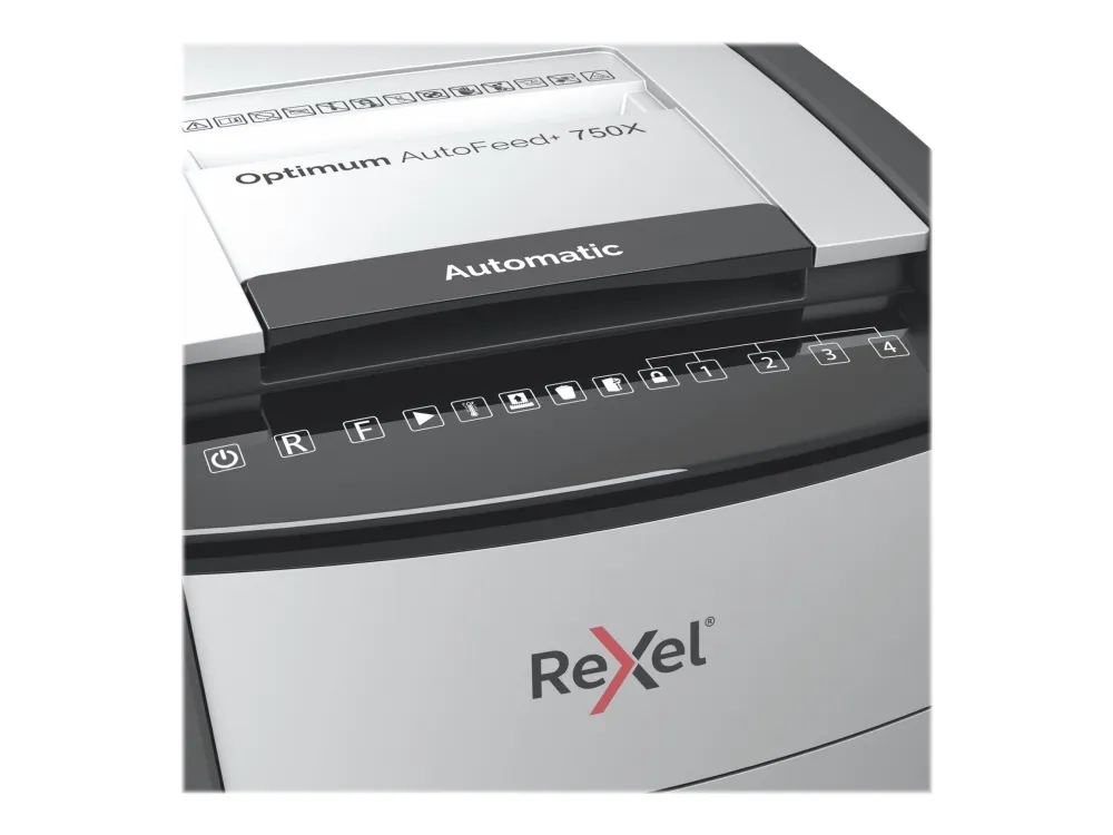 Makulator Rexel Optimum AutoFeed  750X krydsmakulering 4x30 mm (P-4)