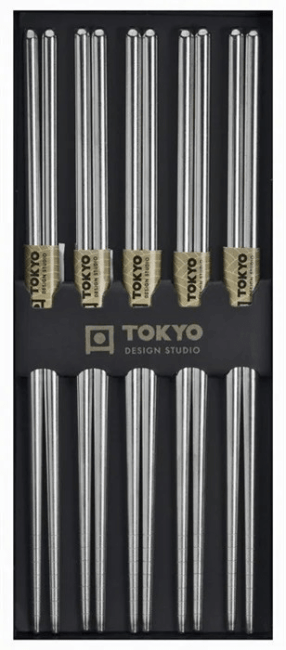 Tokyo Eetstokjes Set/5 Roestvrij Staal