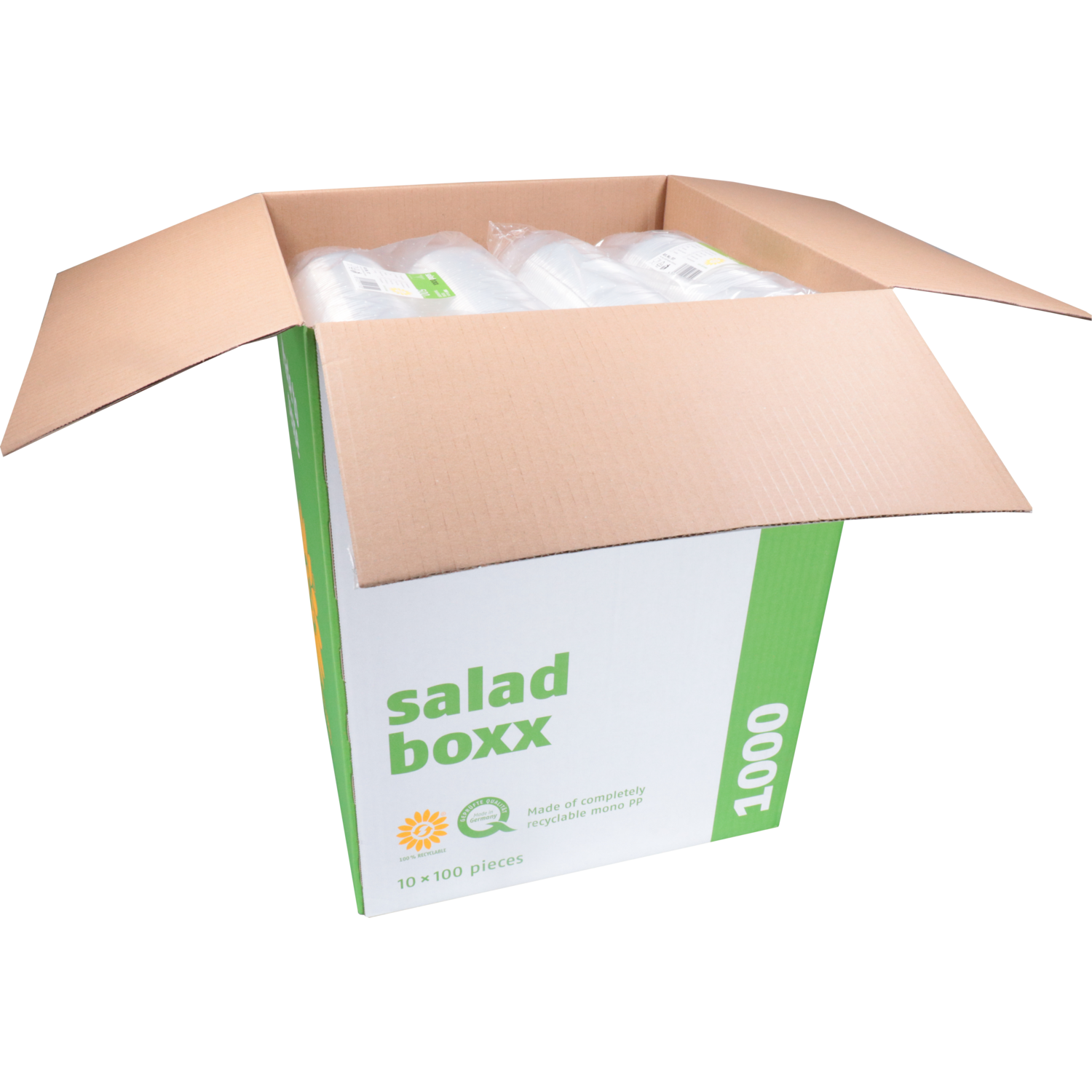 Bak, PP, 500ml, Ø101mm, 103mm, transparant