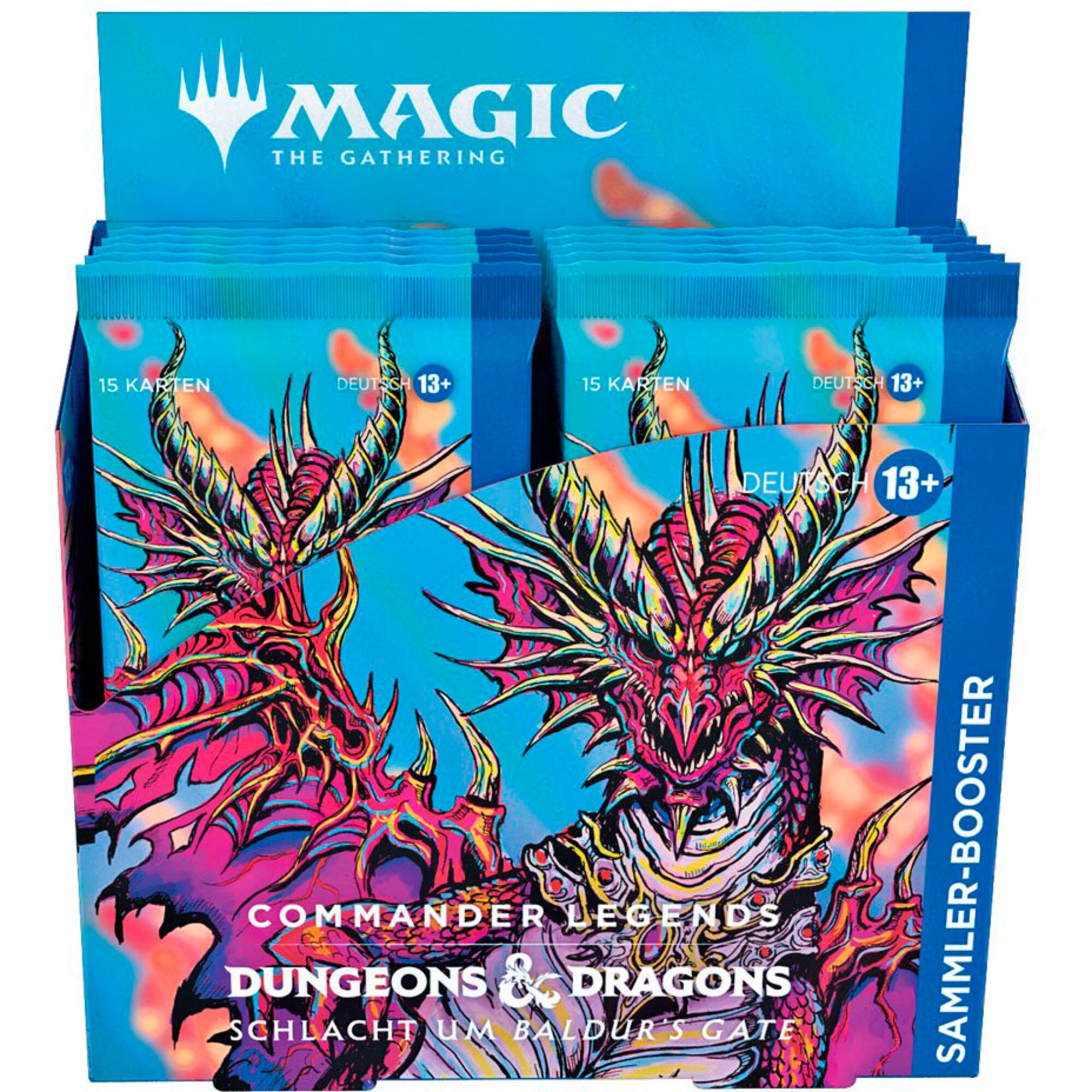 Wizards of the Coast Sammelkarten Magic: The Gathering - Commander Legends: Schlacht um Baldur's Gate Sammler Booster Display deutsch