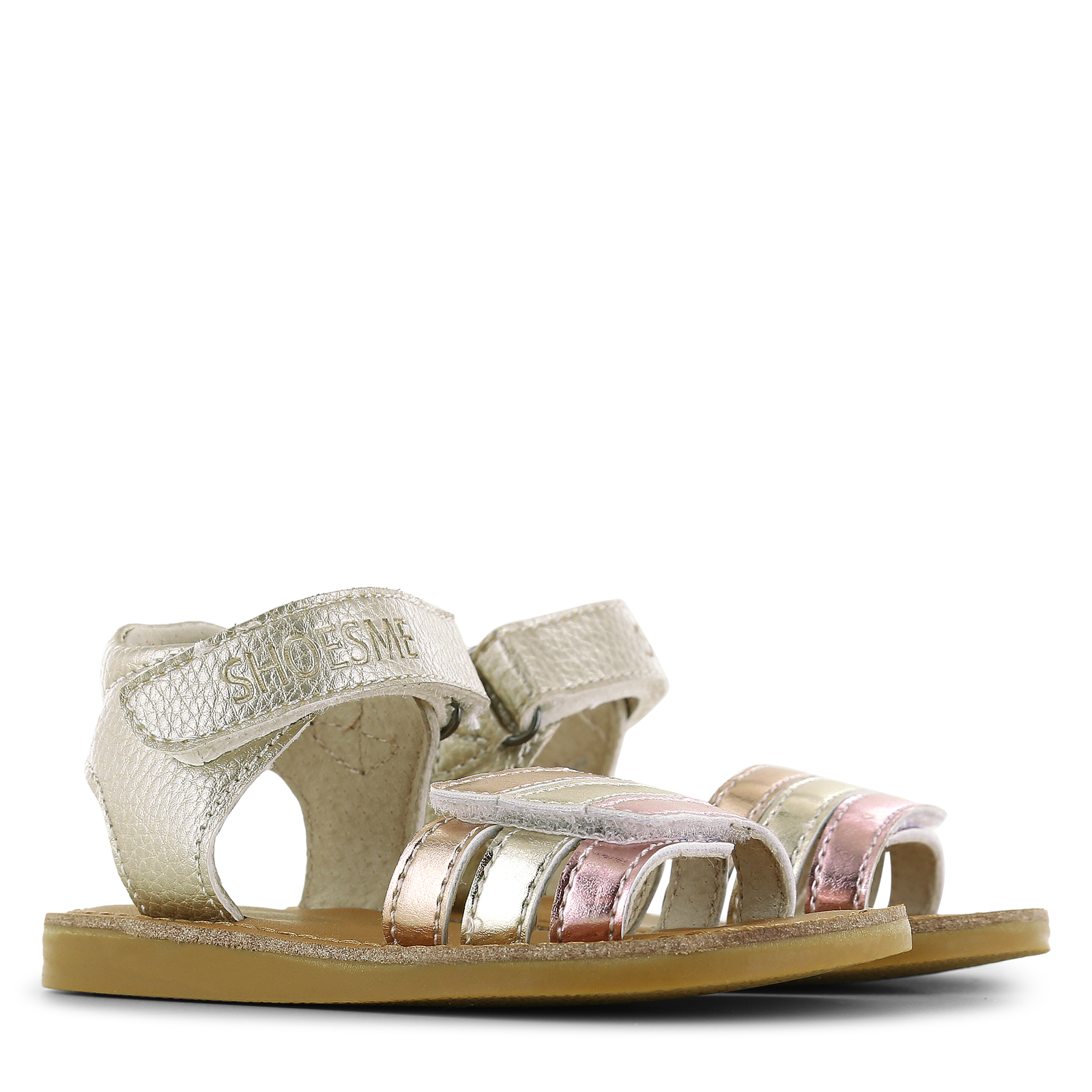 Shoesme metallic gouden sandaal Metallic, Microfiber leer | Meisjes schoene