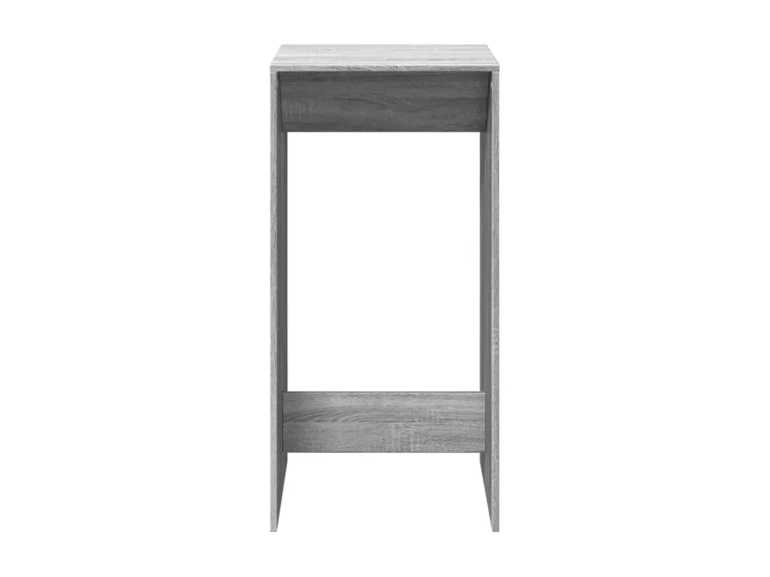 Table de bar sonoma gris 51x50x103,5 cm bois d'ingénierie