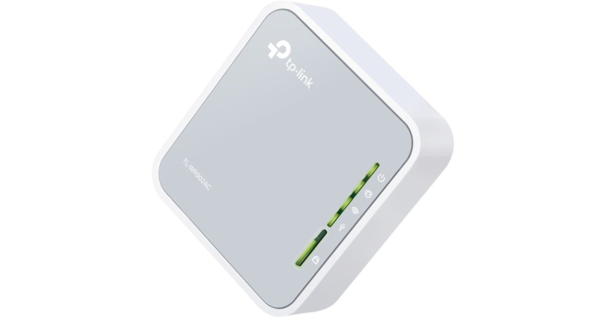 TP-Link TL-WR902AC, AC750 Wireless Travel Router  (Wit/grijs)