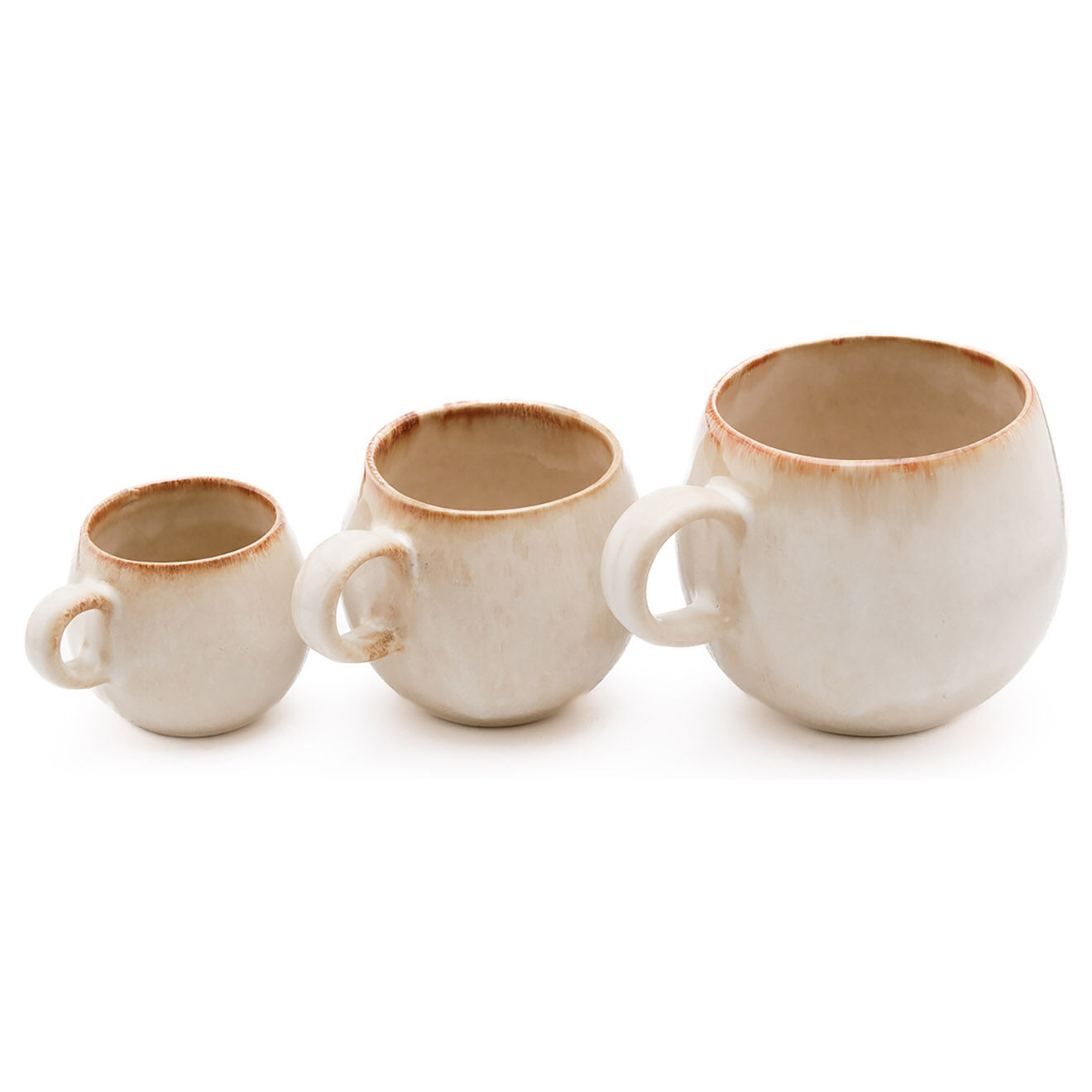 Bazar Bizar 6 Tasses à Espresso Cascais blanches - D.5 cm