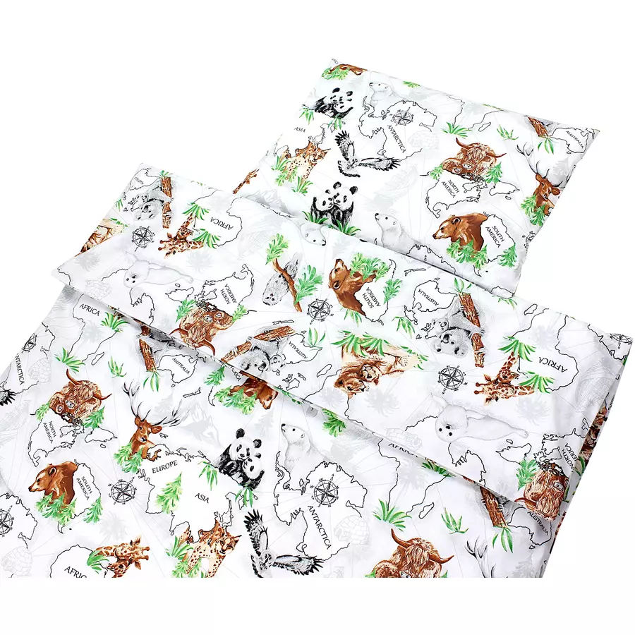 TupTam Kinder Bettwäsche Set 2-tlg grau Modell 1