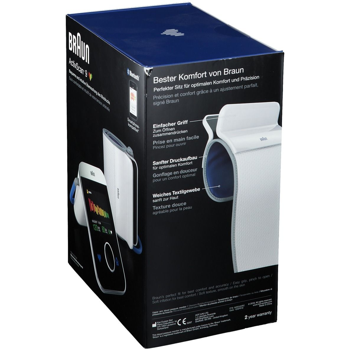Braun ActivScan 9 Oberarm-Blutdruckmessgerät