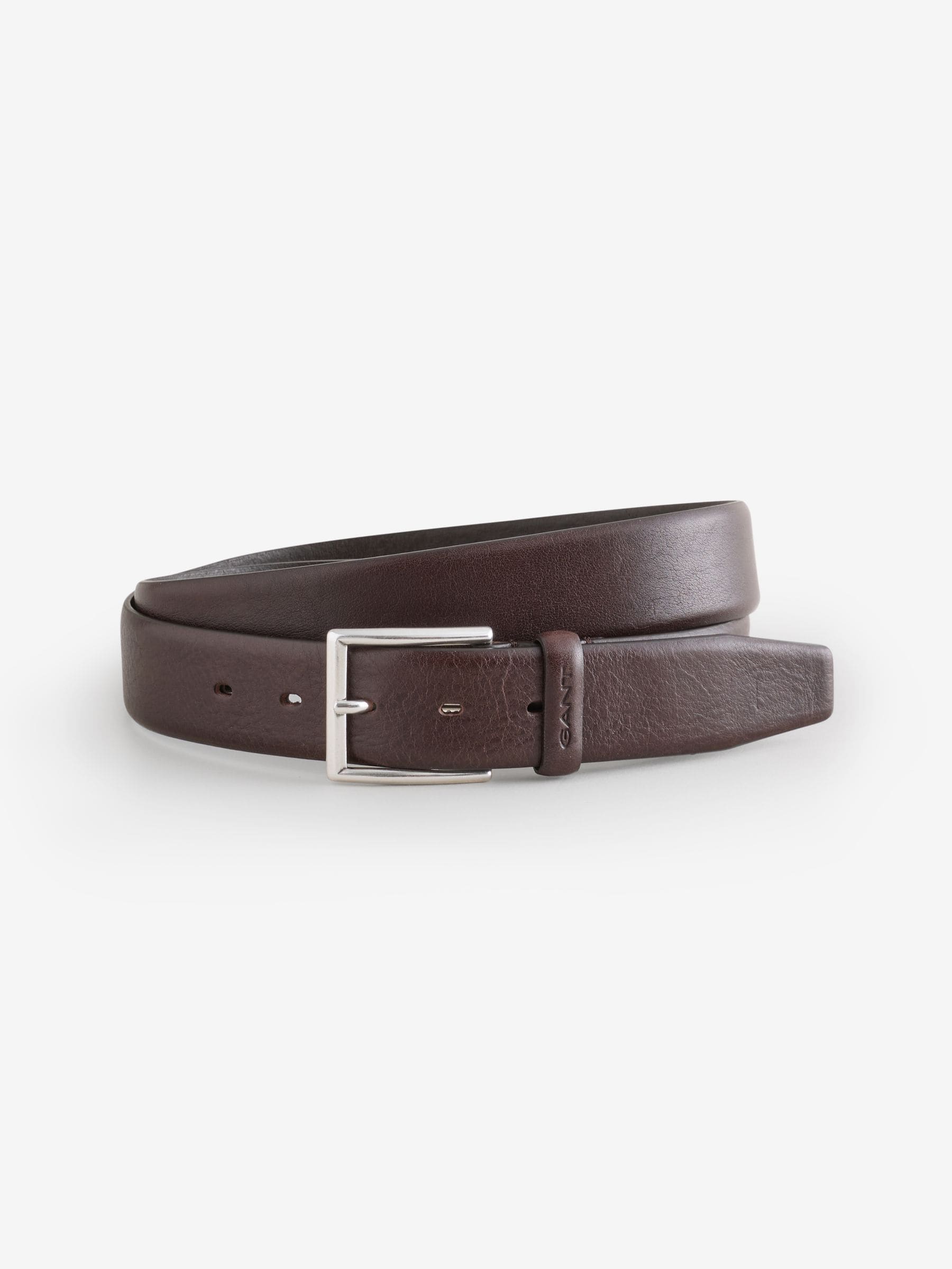 Bruin - Gant riem van klassiek leer