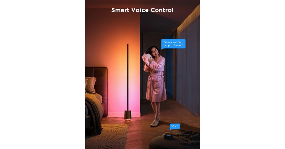 GoveeFloor Lamp Pro  (Zwart, 2,4GHz wifi, Bluetooth)