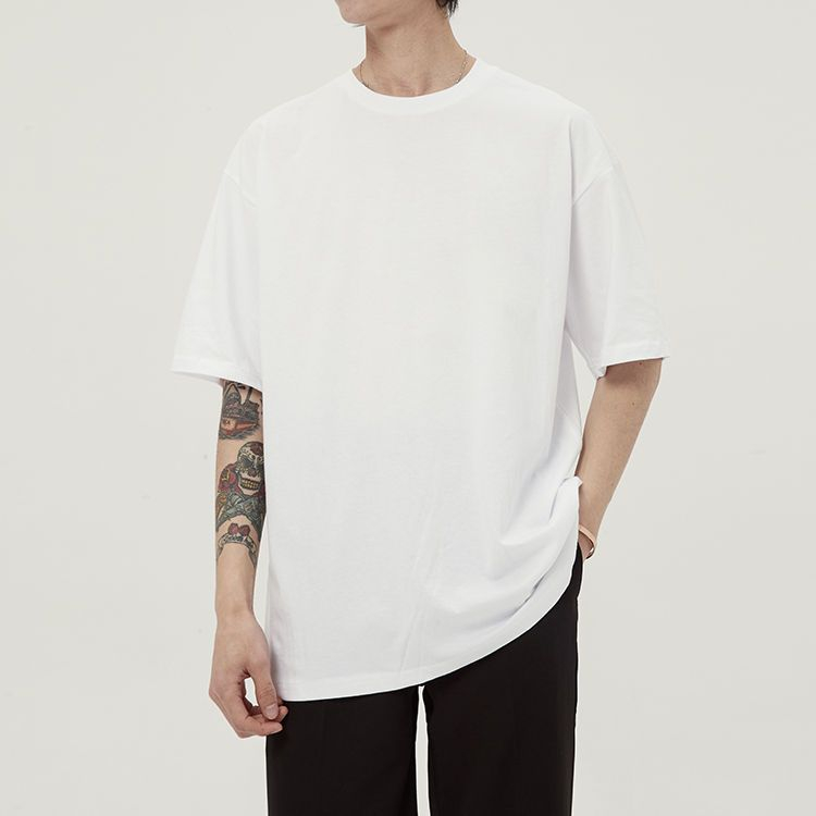 DragonRoad - Effen T-shirt met elleboogmouwen