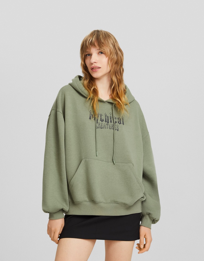 Moletom oversized estampado