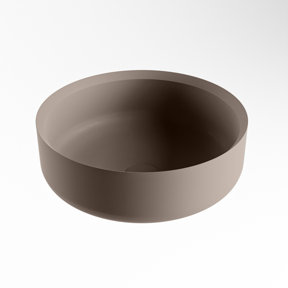 Mondiaz Coss Solid Surface waskom 36cm smoke