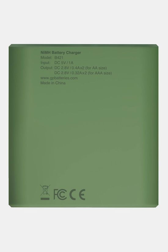 GP Batteries GP Batteries USB Battery Charger B421 4X Recyko AAA 850 Mah