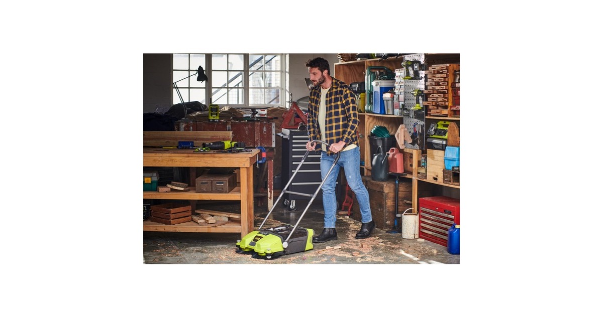 RyobiAccu veegmachine R18SW3-0  (Groen/zwart, Accu niet inbegrepen)