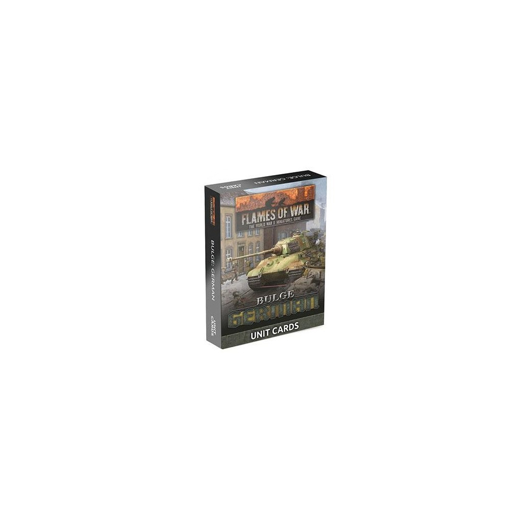 Bulge Germans Unit Cards