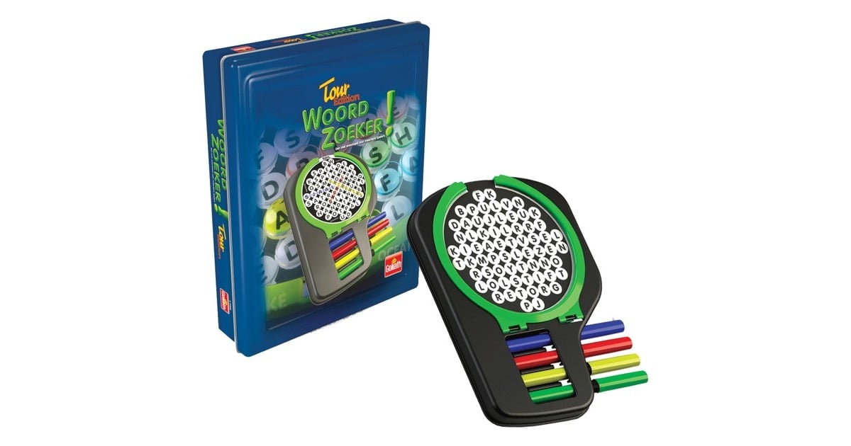 Goliath GamesWoordzoeker - The Original Tour Edition (Tin) Bordspel  (Nederlands, 2 - 4 spelers, 20 minuten, Vanaf 7 jaar)