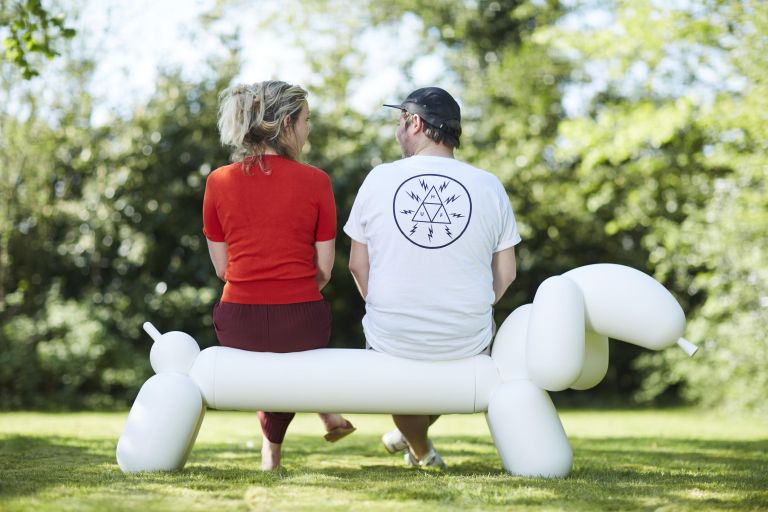 Fatboy Attackle! 2-zits tuinbank White