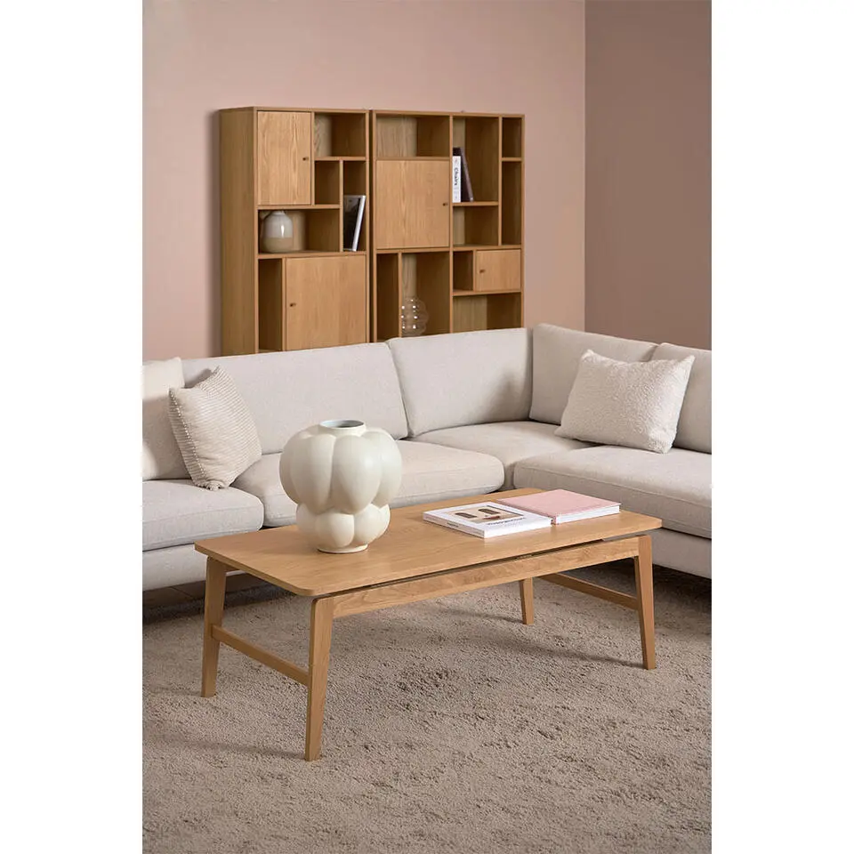 Salontafel Naturel Eikenhout - 120x60x45cm - Truro