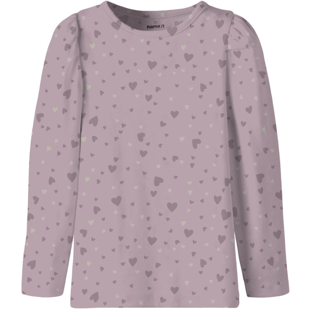 Køb Name It Keepsake Lilac Nmfbheart Xsl Ls Top
