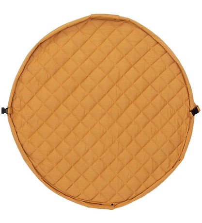 Play&Go Spielzeugteppich - Ø120 - Soft Organic - Mustard -Chai-T
