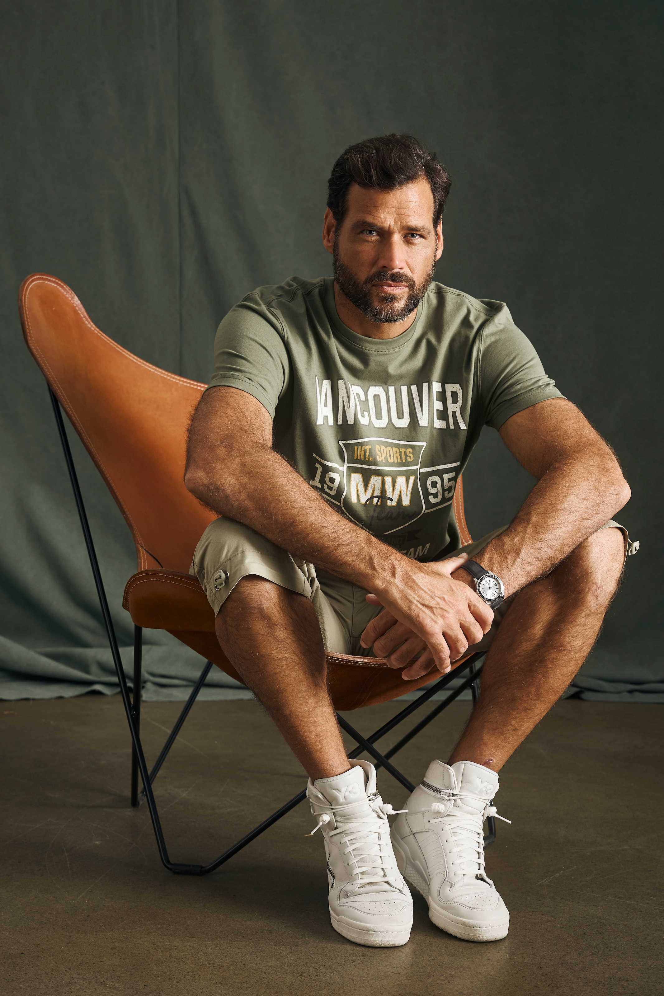 Man's World T-Shirt , Kurzarm,  bedruckt,  Rundhalsausschnitt,  aus Baumwolle