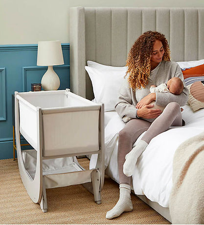 Shnuggle Babyseng - Bedside Crib - Air Lite - Taupe