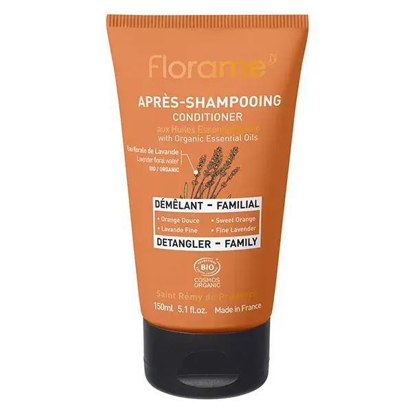 Condicionador desembaraçante orgânico Florame Family Hair 150ml