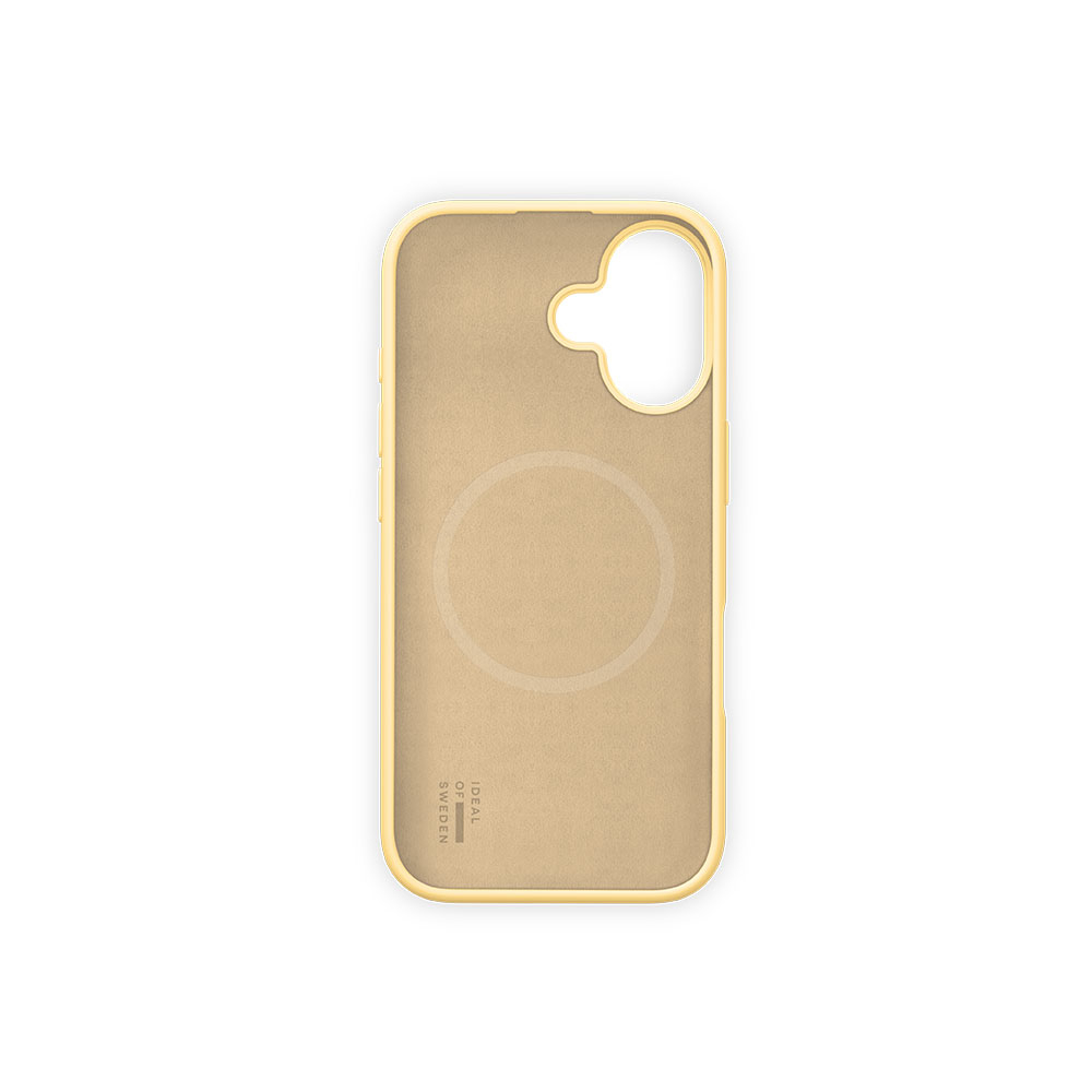 iPhone 17 MagSafe Silikon Hülle Case Recycled (IDSICMS-I2561-516) - Soft Lemon