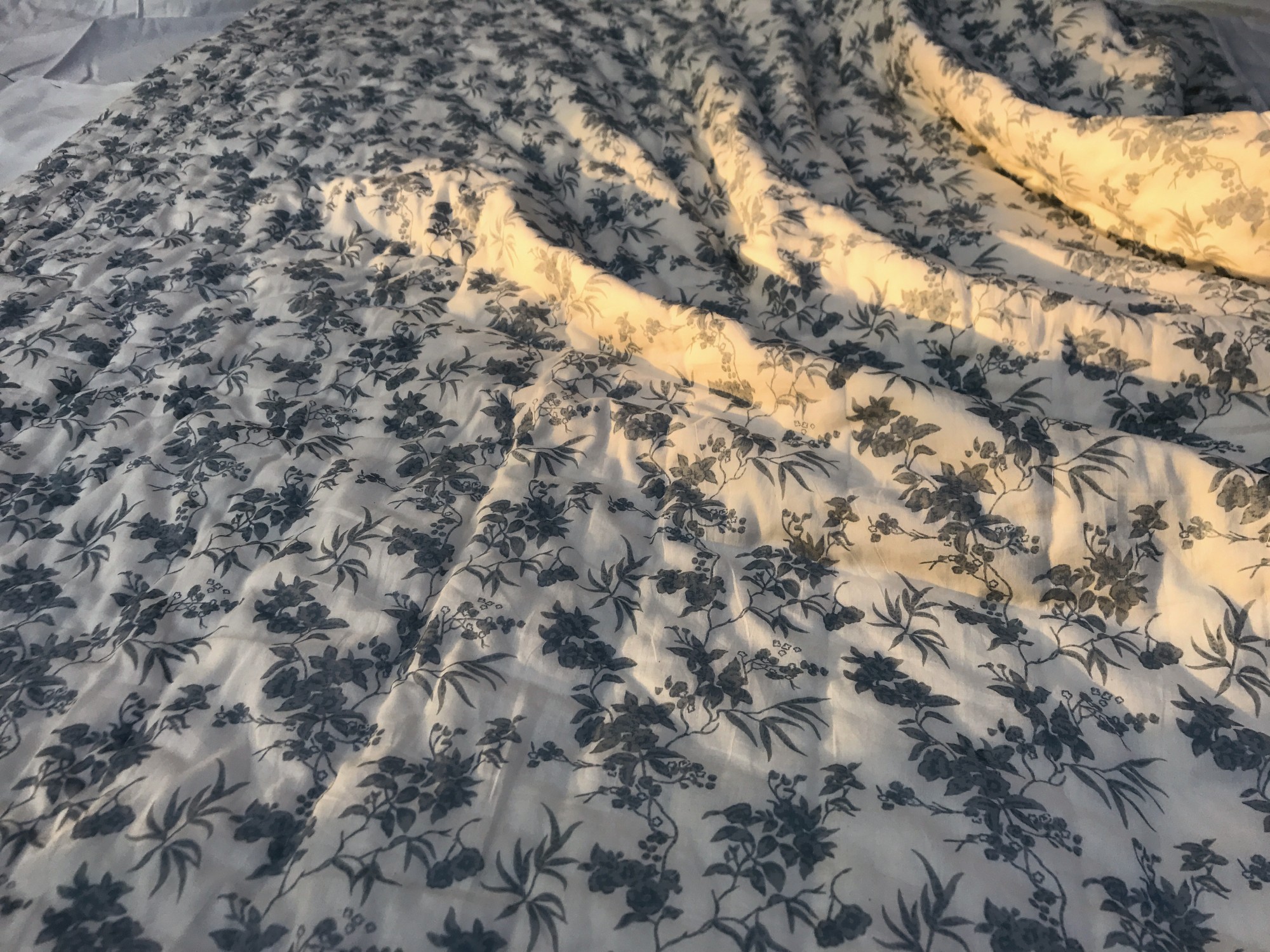 Quilt 'Luvoire', weiß, grau, T 220 cm, B 270 cm von fischer's lagerhaus
