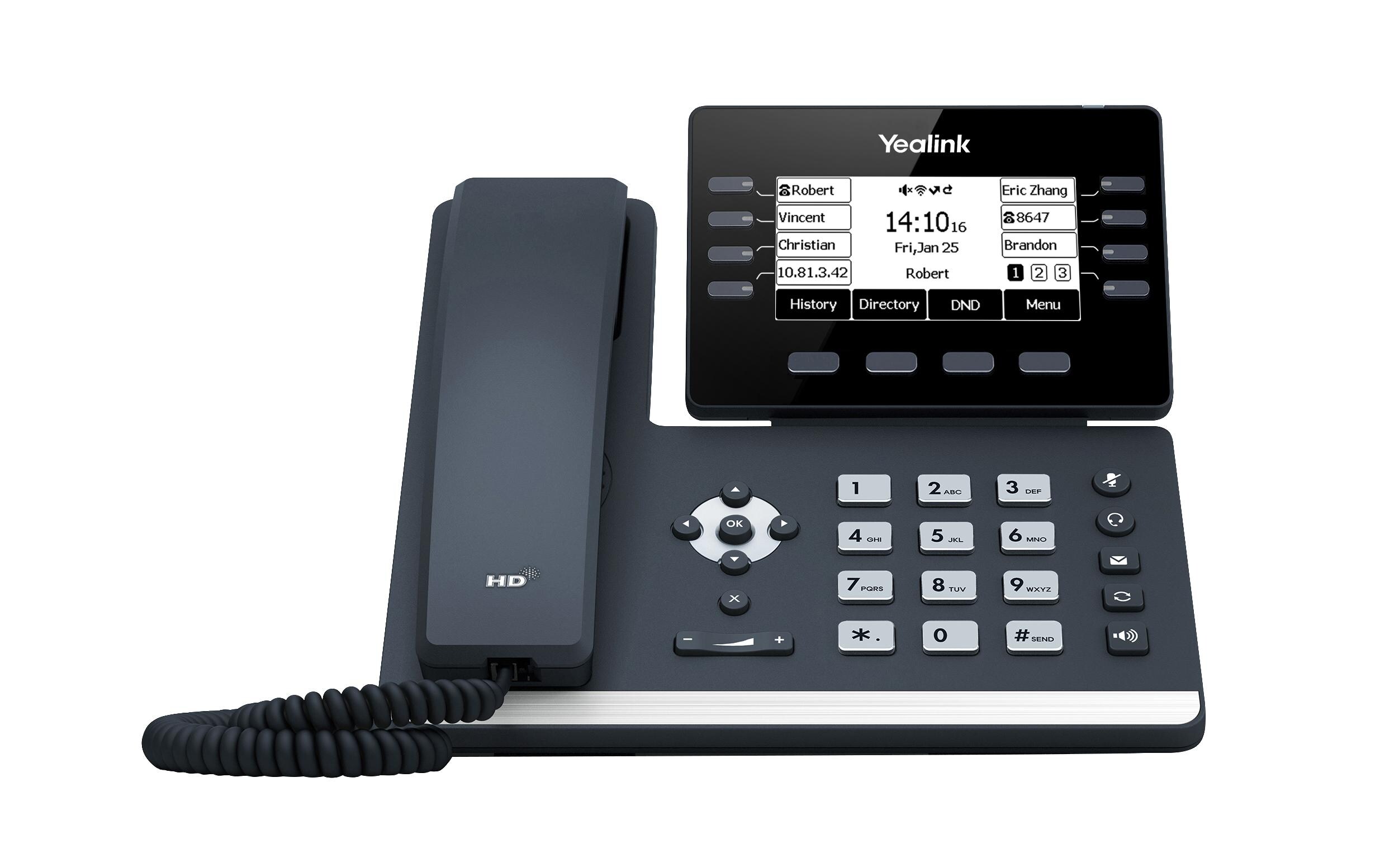 Tischtelefon SIP-T53W Schwarz<br>Prime Business Phone für optimale Produktivität