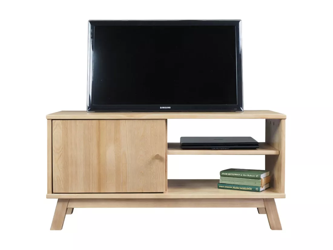 Armoire RTV en bois Oregon 109 cm, coloris chêne