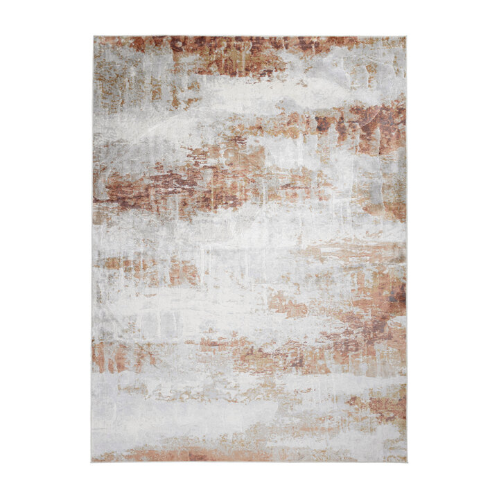 Luxe vloerkleed - Marnix Grunge Creme/Terra