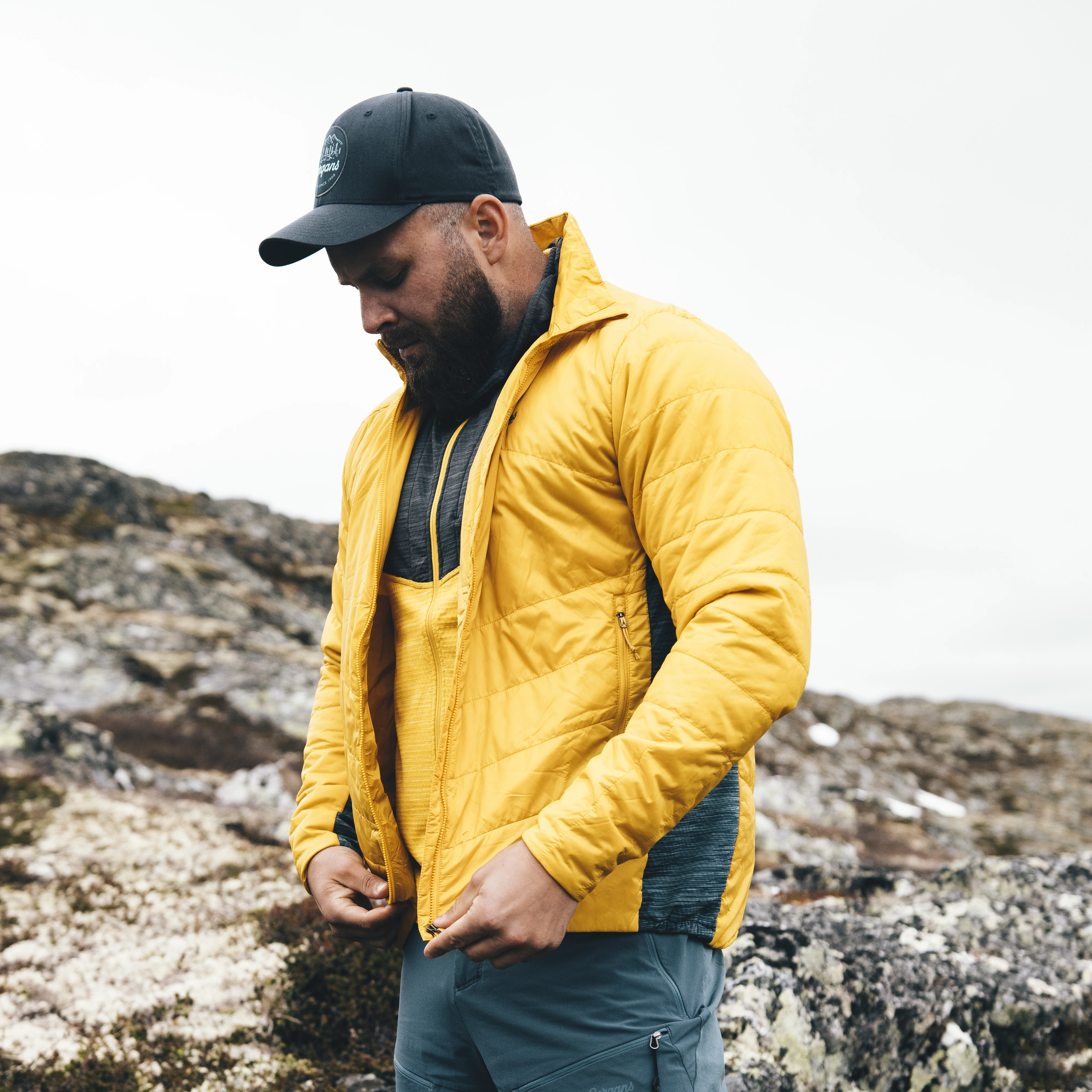 Rabot V2 Insulated Hybrid Jacket Light Golden Yellow