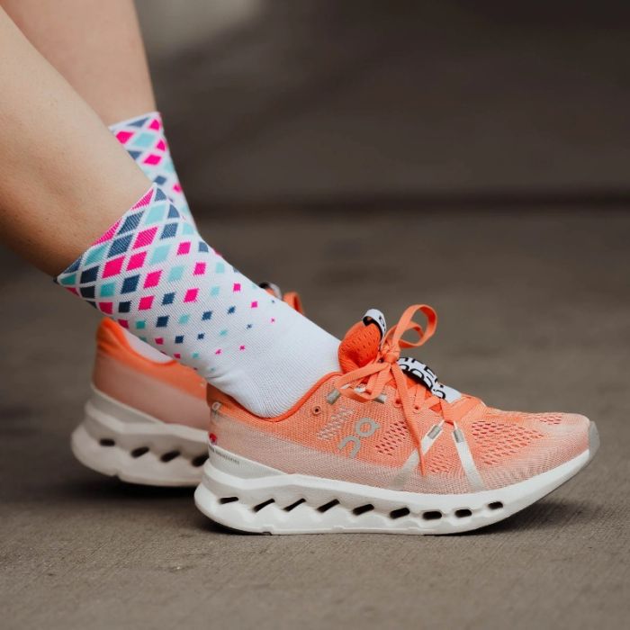 Incylence Unisex Strømper Running Crystals Socks Hvid