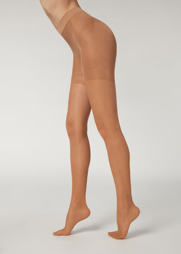Meia-calça transparente modeladora 30 Denier Total Shaper