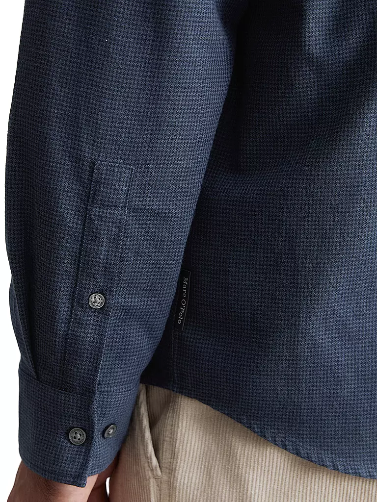 MARC O'POLO Hemd Regular Fit  dunkelblau