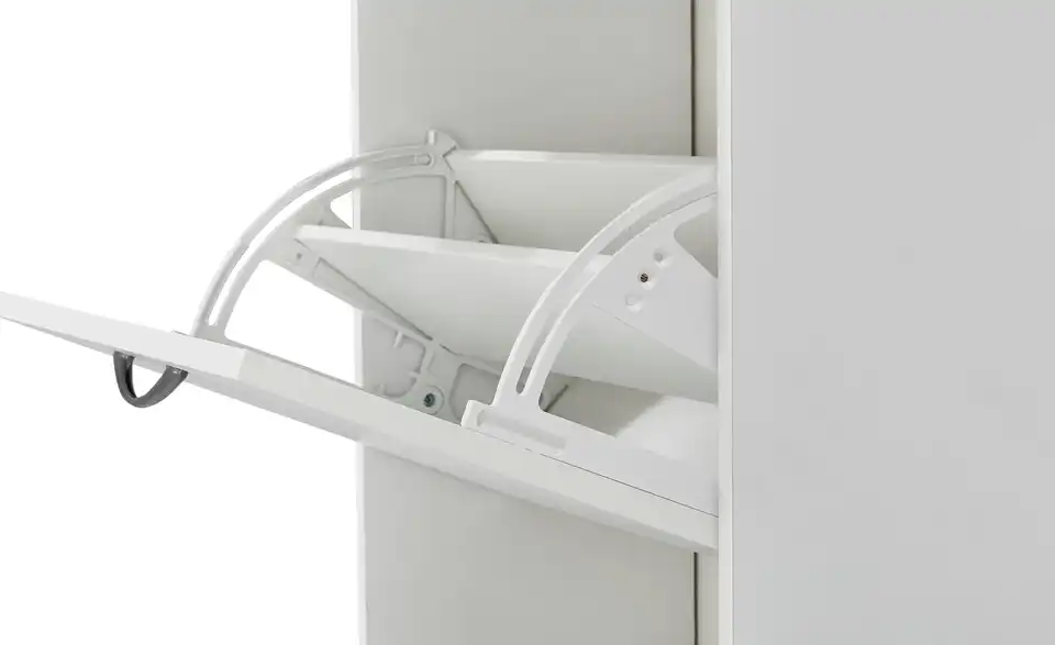 Schuhschrank  Valletta Weiß 24 Paar Schuhe