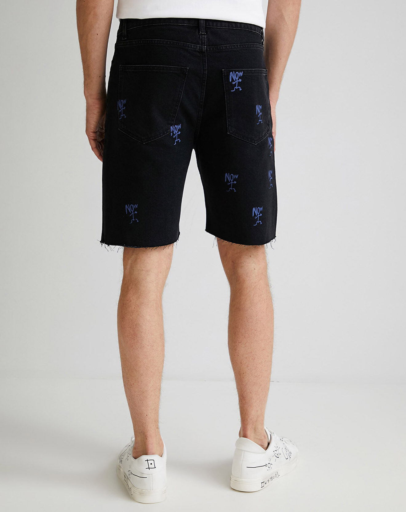 Desigual Short en jean Hugo noir