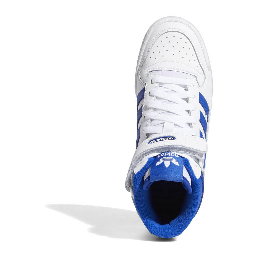 adidas Forum Mid sneakers wit/blauw