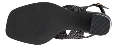 B&CO Damesandal med hæl Sort 4214104010