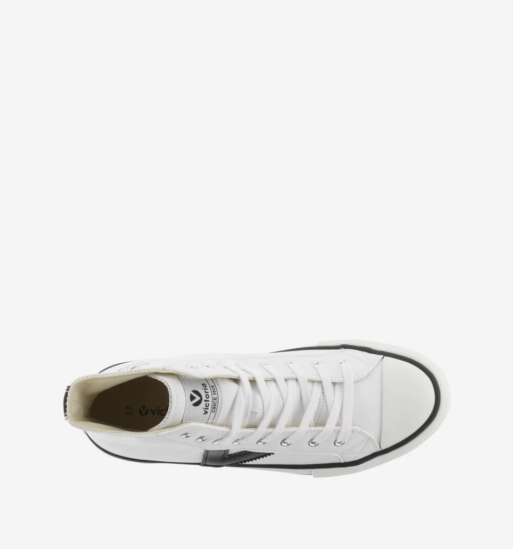 TRIBU DOBLE CONTRAST MID BOOTBLANCO