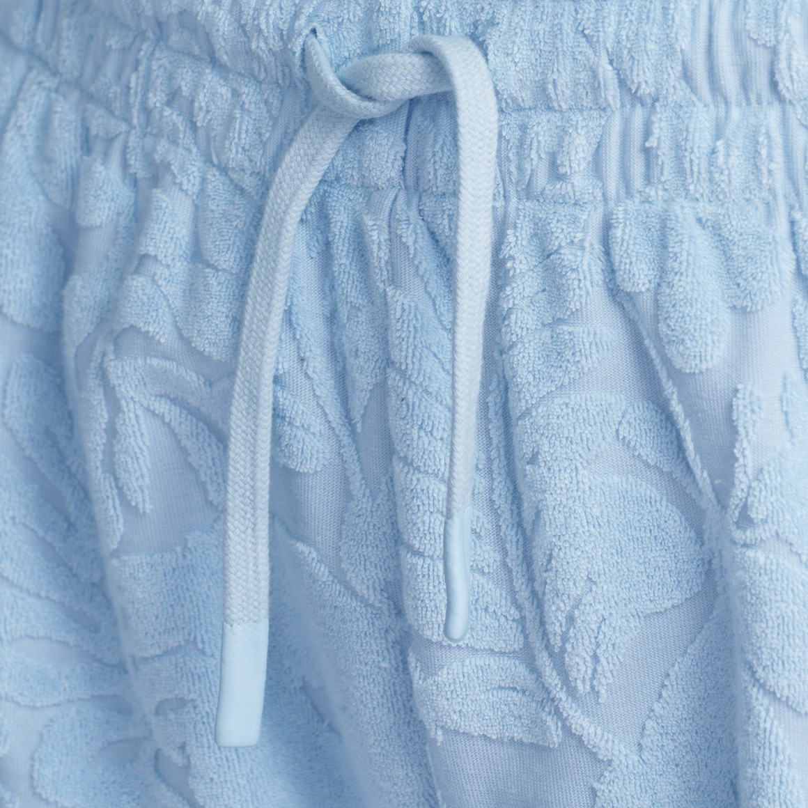 Gina Benotti Damen Joggingshorts mit Frottee-Muster hellblau