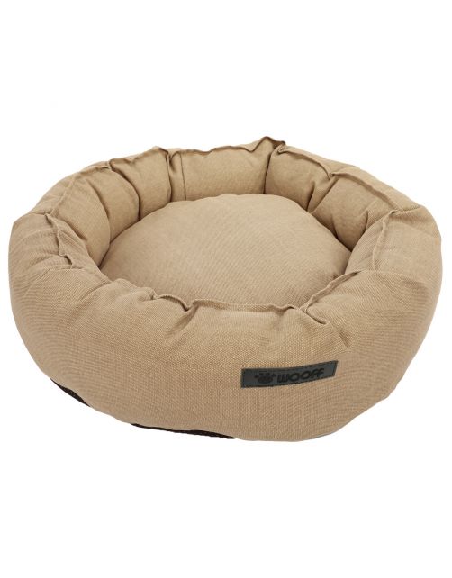 Wooff Mand Cocoon Vintage Zand - Hondenmand