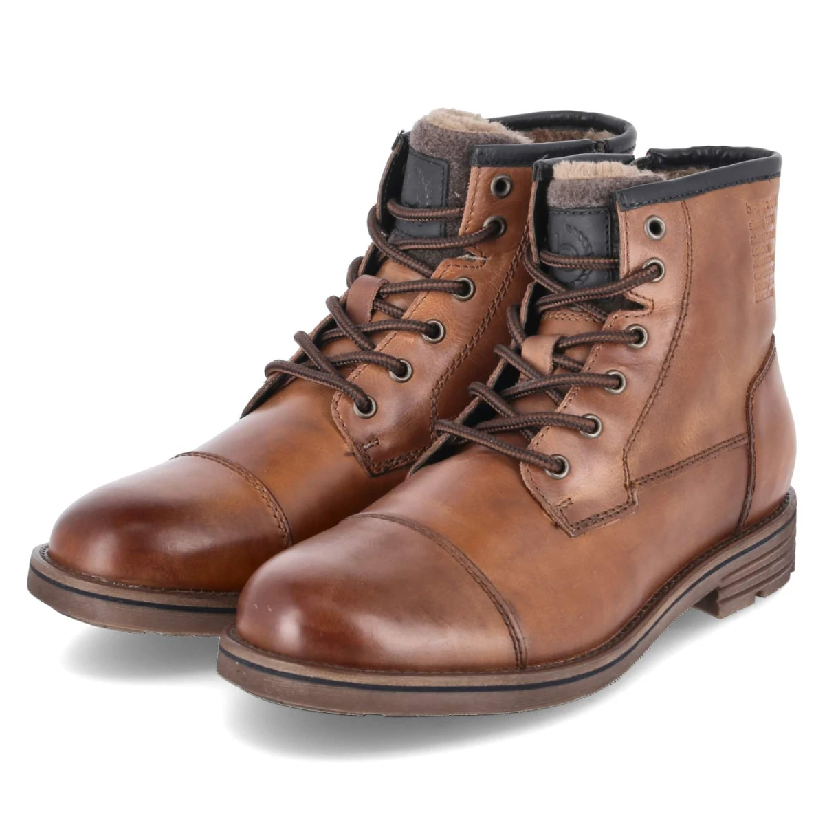 BugattiWinterstiefeletten - Cognac