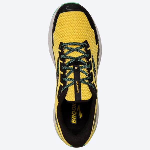 Chaussure trail BROOKS DIVIDE 4 LEMON CHROME/BLACK/SPRING BUD