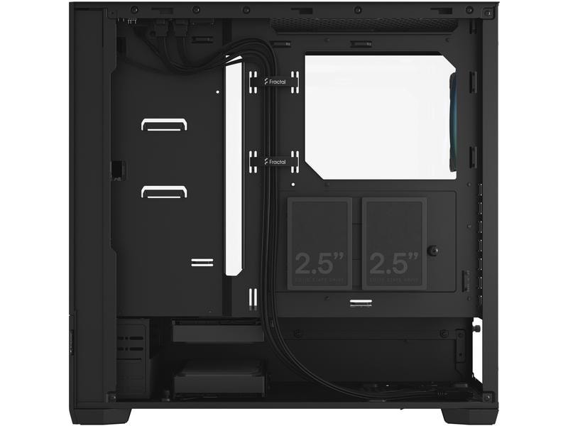 Fractal Design PC-Gehäuse Pop Air RGB TG Schwarz Stylischer Gaming-Mid-Tower mit Sichtfenster und RGB-Lüfter