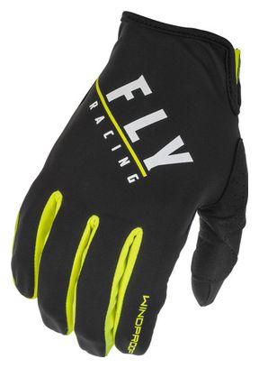 Gants Fly Racing Windproof Lite Noir / Jaune